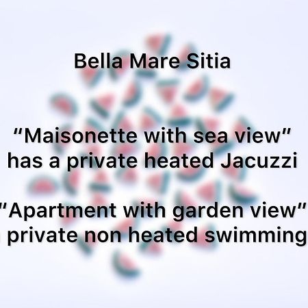 Апартаменты Bella Mare Sitia Экстерьер фото